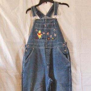 Winnie the Pooh overalls womens Large
